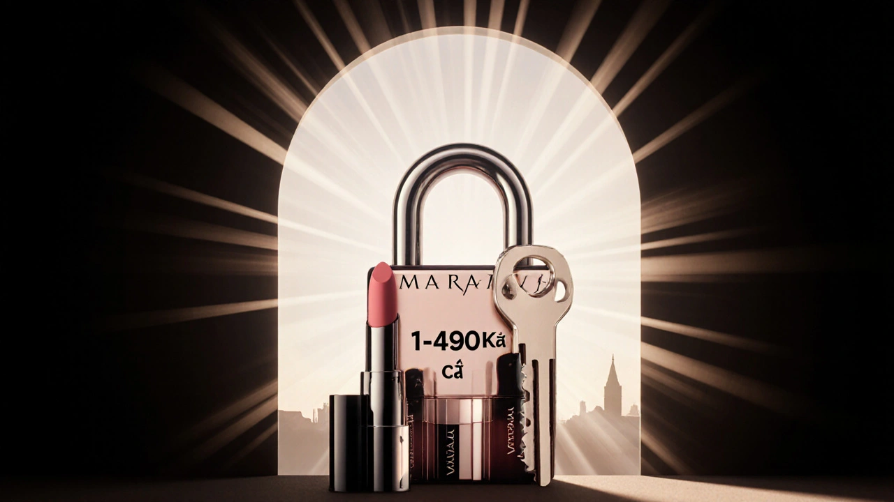 Klíč ve tvaru růžového růžku otevírá dveře s nápisem 1 490 Kč, symbolizující příležitost.