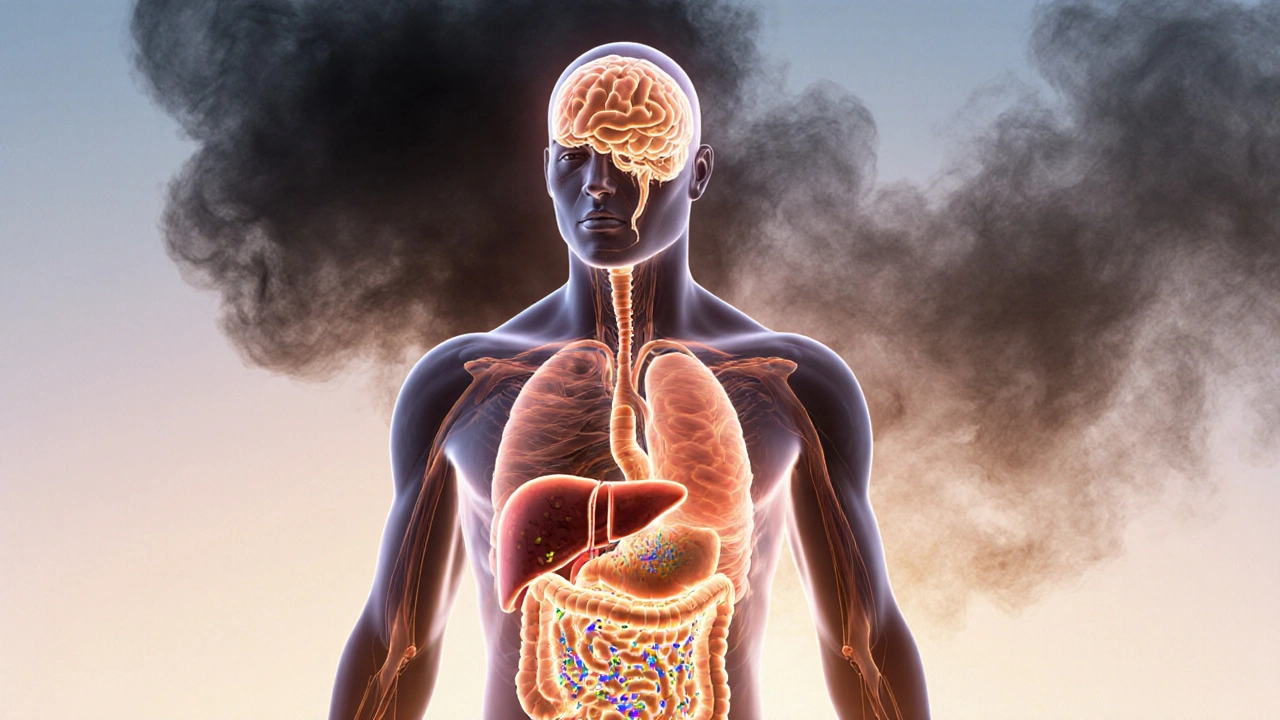 Vnitřní pohled na tělo: játra, střeva a mozek se obnovují po měsíci bez alkoholu.