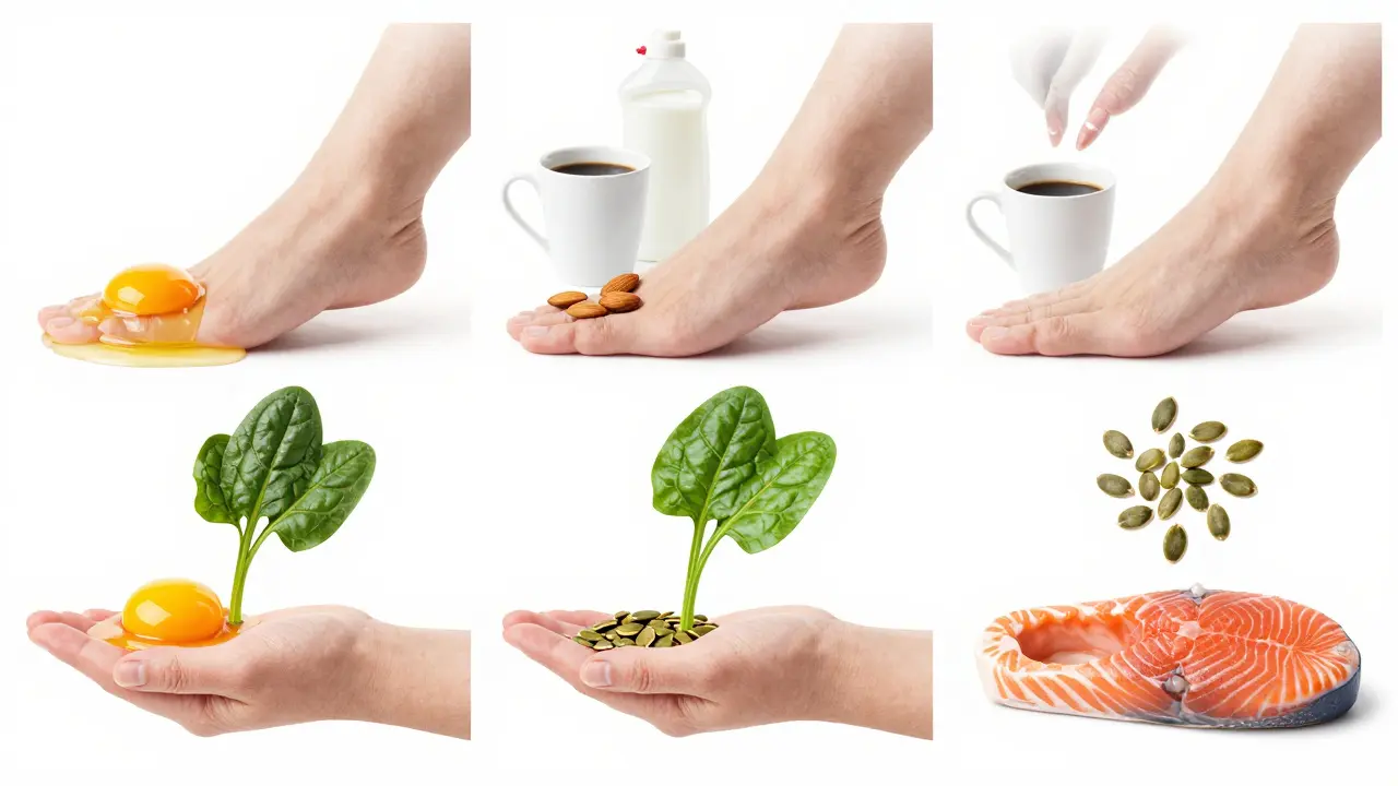 Postupný růst silného nehtu podporovaného zdravou stravou a odstraněním škodlivých faktorů.