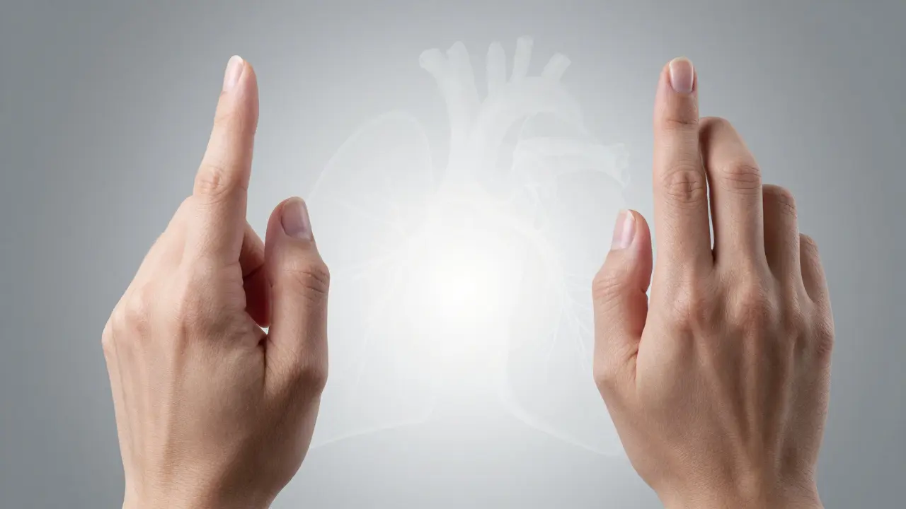 Dva typy abnormálních tvarů nehtů: lžíčkovité a klubovité.