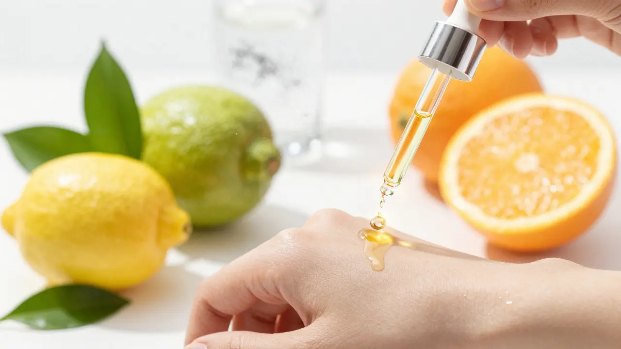 Sérum s antioxidanty a čerstvé ovoce jako ochrana před stárnutím